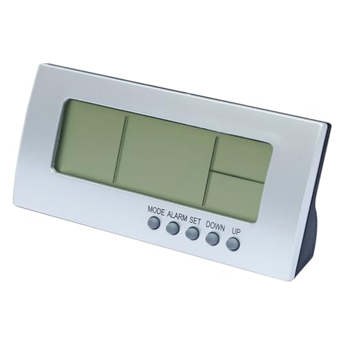 GRIRIW 1 PC Temperature Alarm Clock Desktop Clock Desktop Calendar Clock Perpetual Calendar Clock Mini Bedside Clock Home Digital Clock Mute Clock Low Noise Clock. Desktop Alarm Clock