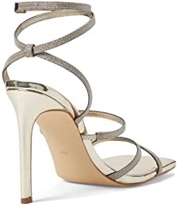 GUESS Women's SABIE Heeled Sandal, Bronze, 6.5 | Image 4