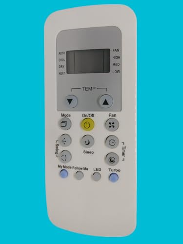 Image of AMAZOR Compatible /Replacement Carrier AC Remote Control - Suitable for 1 Ton, 1.5 Ton, 2 Ton Split & Window Air Conditioners (Exact Matching Remote Required) (Model 11 Same)
