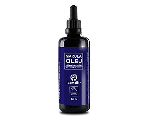 100% BIO Cold Pressed Pure MARUL Oil 100ml Made in Czech Republic / 100% BIO Aceite de MARULA puro prensado en frío 100 ml Hecho en República Checa