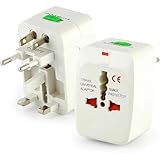 Adaptadores Universais de Tomada Internacional, Kit com 2 Tomadas MULTINIXIA