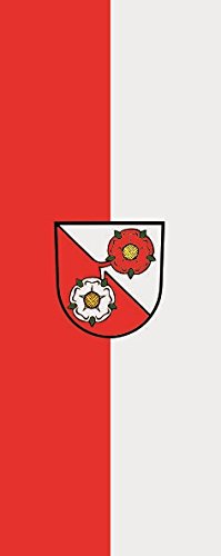 Drapeau Dunningen format portrait U24 idéal pour pavoiser vos événements et mât de mairie