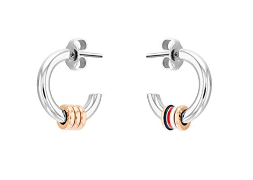 Boucles d'oreilles puces Tommy Hilfiger acier anti-allergie oreilles sensibles 2780505