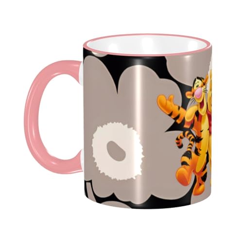 Asamike �}�O�J�b�v 330ml �A�j�� ���܂̃v�[���� �e�B�K�[ �}�O �R�[�q�[�J�b�v ���� �Z���~�b�N mug �J�b�v ��e�� �ϔM �ϗ� �d�q�����W�Ή� �R�b�v �l�C �a���� ��̓� ���̓� �F�l �v���[���g MGZ0078 �s���N