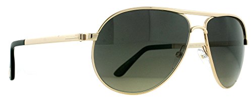 Tom Ford Men’s FT0144 28D 58 Sunglasses, Gold (Oro Rosa Lucido/Fumo Polar)
