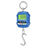 Cyfrowa waga wisząca, 300 kg 50 g elektroniczna waga wisząca cyfrowa hakowa ze stali nierdzewnej z wyświetlaczem LCD(Blauw)