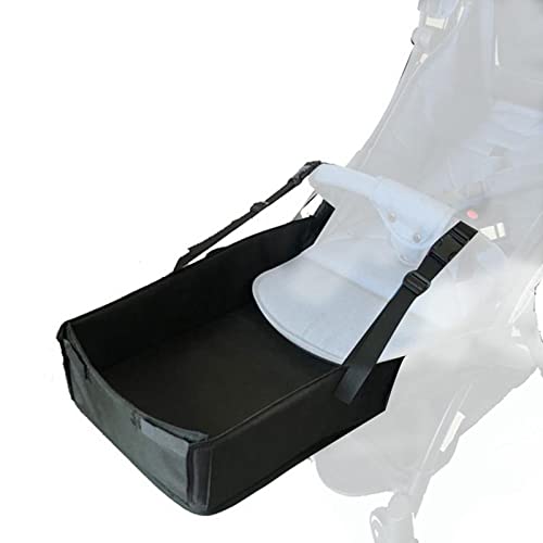 Extension de pied pour landau accessoire repose-pieds léger noir pour poussette de bébé