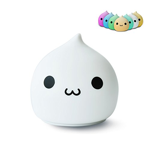 Litake LED Night Light, Battery Powered Night Lights for Kids, Children Soft Silicone