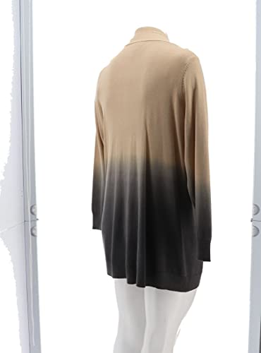 Belle Kim Gravel Dip Dye Sweater Cardigan A460371 #TOP5
