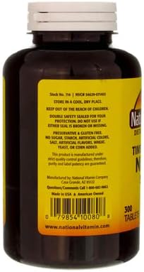 Miniatura 8 de Nature's Blend Niacina Liberación Temporizada 500 mg 500 mg 300 Tabletas