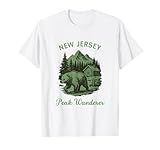 New Jersey Bear Vacation Hiking Camping Tees