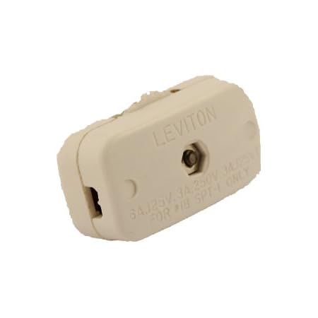 Leviton C21-1469-I Ivory Residential Grade Single Plug-In Switch Tap - Foto 8