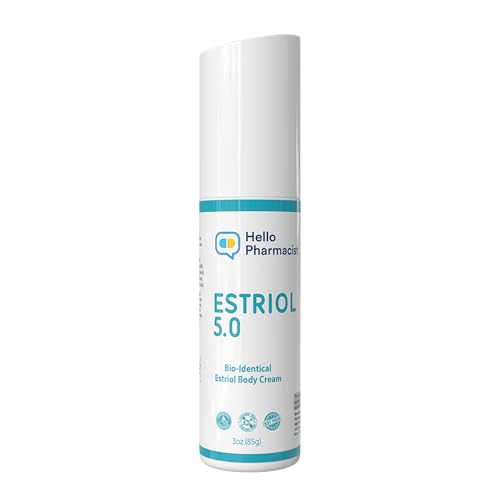 HelloPharmacist Natural Bioidentical Estriol 5.0 Professional Cream for Women - Menopause Support -...