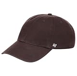 '47 Blank Classic Clean Up Cap, Adjustable Plain Baseball Hat for Men and Women – Brown