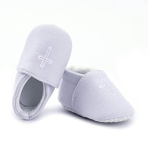 Baby Boys Soft Cross Baptism Christening Shoes Premium Sole Toddler Sneaker, 12-18 Months #TOP3