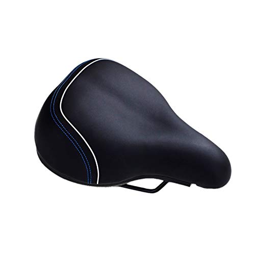 Selle de vélo confortable et surdimensionnée anti douleur pour VTT et route avec bac de rangement