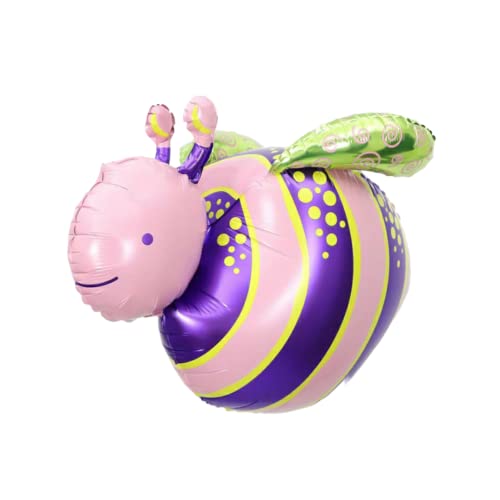 Image of Party Decorz Honey Bee 4D Pink Foil Balloon (23X34 Inch, 1pcs) For Kids Birthday Party Decoration