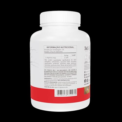 3VS Nutrition 100% Arginina Pura 120 caps