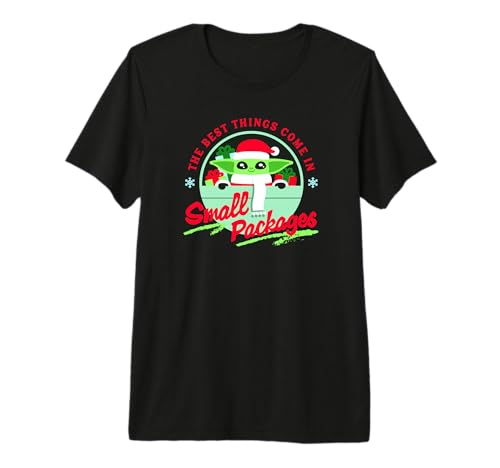 T-shirt Grogu Mandalorian de qualité supérieure : coton premium et détails soignés de Noël