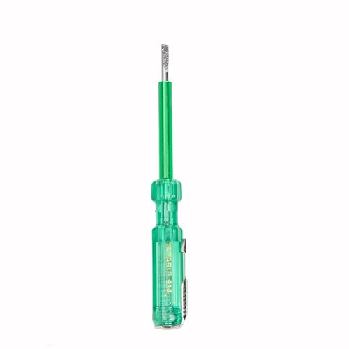 Image of TAPARIA, 5 PC SET, 2 X FLAT SCREWDRIVER, 1 X NEON TESTER, 1 X PHILLIPS & 1 X INSULATED SCREWDRIVER, (P3 860 60, 933, 911, 823 I, 814). Used For Industrial Application,Electricals, And Home Use, Green
