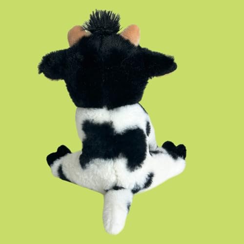 Deluxe Paws Plüsch, kuschelig, weich, Öko-Spielzeug, 100% recycelt (Kuh)