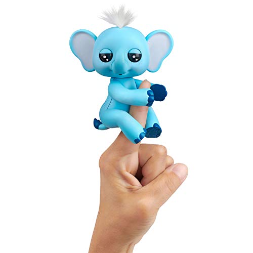 Preisvergleich Produktbild Fingerlings WowWee Baby Elefant Grau Interaktives Spielzeug
