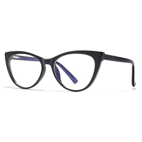 MACJERO Retro 90s Cat Eye Blue Light Glasses