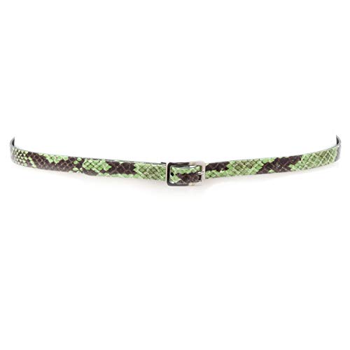  VICOLO 6357AB (WITHOUT LABEL) cintura donna green eco leather belt woman [TU (80 CM)]