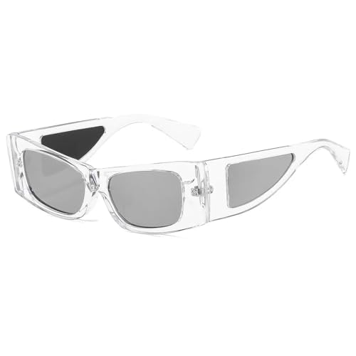 Lunettes de soleil unisexes punk miroir pour un style mode affirmé
