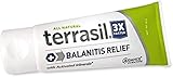 Terrasil Balanitis Antifungal Cream, Soothing Anti Itch Cream for Relief from Inflammation, Irritation and Balanitis Symptoms, 50g Tube
