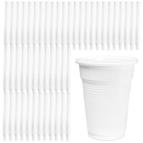 MUNTRADE Vasos de Plástico Desechables 100ml | Ideal para Oficinas, Eventos, Reuniones… (4800 Unidades)