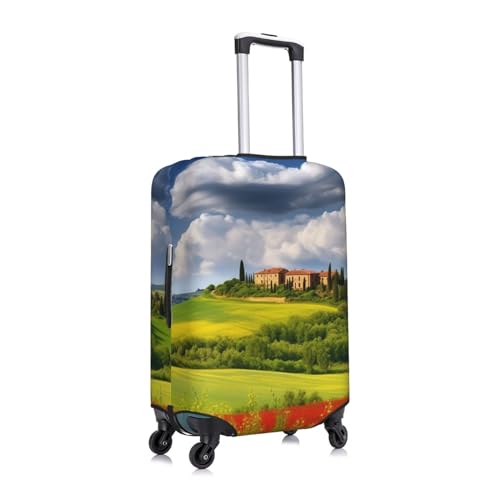 Tuscany Spring Luggage Cover for Suitcase TSA Approved Elastic Suitcase Cover Anti-Scratch Travel Luggage Protector Cover Washable Trolley Case Cover Fit 18-32 Inch Luggage X-Large3