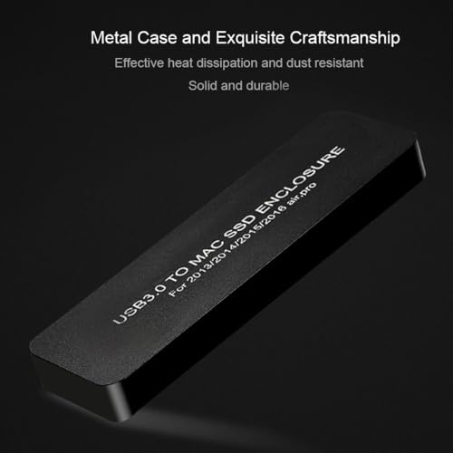 Caja externa USB-C para SSD Mac Air Pro 16+12 Pin miniatura 6