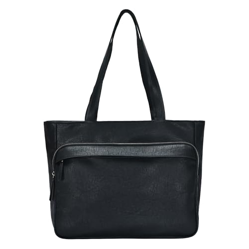 Harper Travel Tote - Vegan Leather Spacious Tote for Women - Ideal for Work & Travel - 17.5