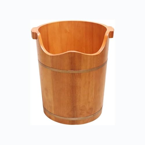 Cubeta de Masaje para Pies de Madera Roble 40cm x 45cm