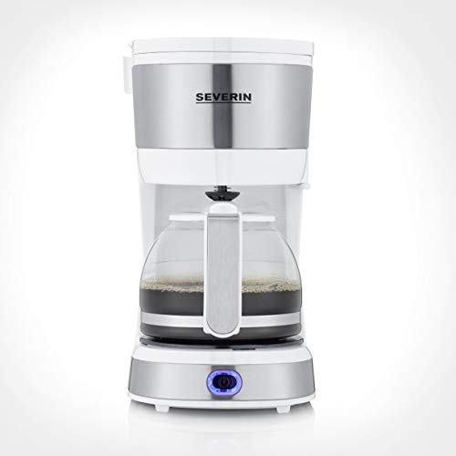 SEVERIN 4809-000 KA 4809 Kompakt Filterkaffeemaschine, 750, 500 milliliters, Edelstahl-gebürstet/weiß – Bild 4