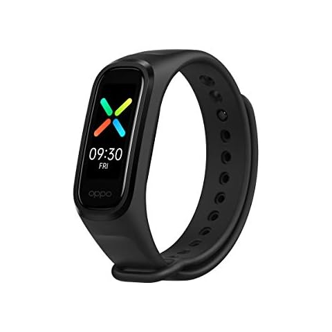 OPPO Band (1.1 inch AMOLED Screen, SpO2 Monitoring, Heart Rate Monitoring, 50m Water Resistance, 12 Workout Modes) - Black Cover