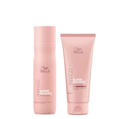 KIT WELLA INVIGO BLONDE RECHARGE SH250+CD200