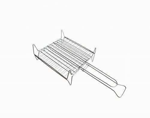 EMPOTEC Griglia per Cottura Barbecue BBQ 27x27 cm Graticola Incrociata
