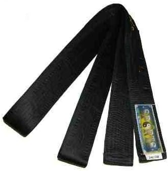 Takashi KARATE - 240cm Master Black Belt Satin SHIHAN