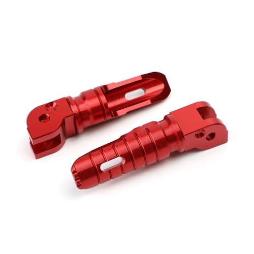 Repose-pieds arrière pour moto 696 et Scrambler 400 en aluminium rouge robuste