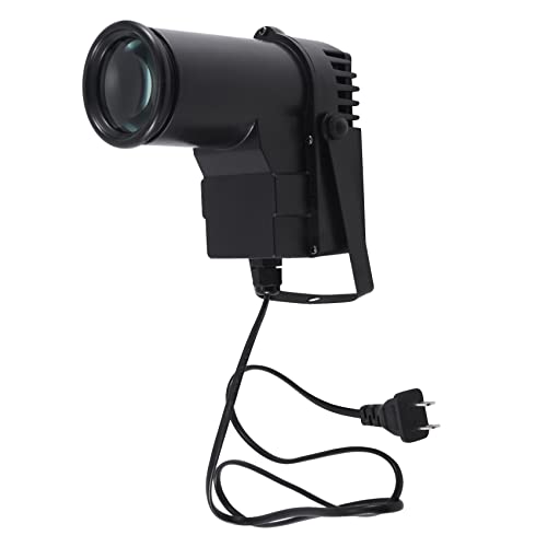 Geuxe 10W RGBW 4 in 1 DMX Full Color LED Spotlight 6 Channel Atmosphere Light with Voice Control US Plug, Black