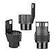 7 auf 13-pol Adapter Stecker, Steckverbindung 13pol Anhänger Stecker zu 7pin Auto Steckdose, 7-13 Pin Adapter nach ISO 1724 und 11446 genormt, AHK Verbinder für 12 V Systeme, Hänger Adapterstecker