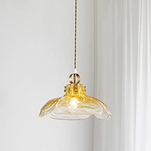 Suspension luminaire anti-éblouissement en verre pour îlot de cuisine