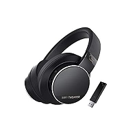 Creative SXFI Theater 2.4 GHz Low-Latency Wireless USB Headphones with  Super X-Fi, 50mm Drivers, Up to 30 Hours of Battery Life, 3.5mm Analog  Mode, Detachable Mic, for Movies : Electronics