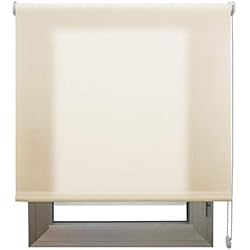 Persianas 2 Metros Ancho Estor Translucido Premium A TU Medida, Desde 40 a 280 cm de Ancho. Permite Paso de Mucha luz y conserva tu intimidad. Color Arena. Estores traslucidos de Calidad para Ventanas y Puertas.