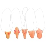 NUOBESTY 5pcs Witch Nose Halloween Witch Cosplay Supplies Wicked Crafts Witch Nose Halloween Costume Dress Party Cosplay Props(Random Style)