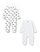 Produktbild Hikaro Baby Sleepsuits with Long Sleeves and Feet, Offwhite (200), 2-3 Months