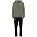 Kappa - Trainingsanzug, Herren, Grün, Baumwolle, Sport, Logo Glomeri, Größe: L