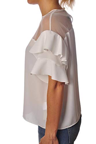Pinko Blusa Maniche Corte Trasparente sottomultiplo tg 40